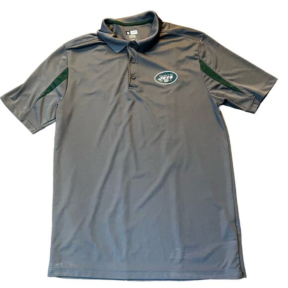 NFL Team Apparel Men's LG New York Jets TX3 Cool Polo Shirt - Picture 1 of 4